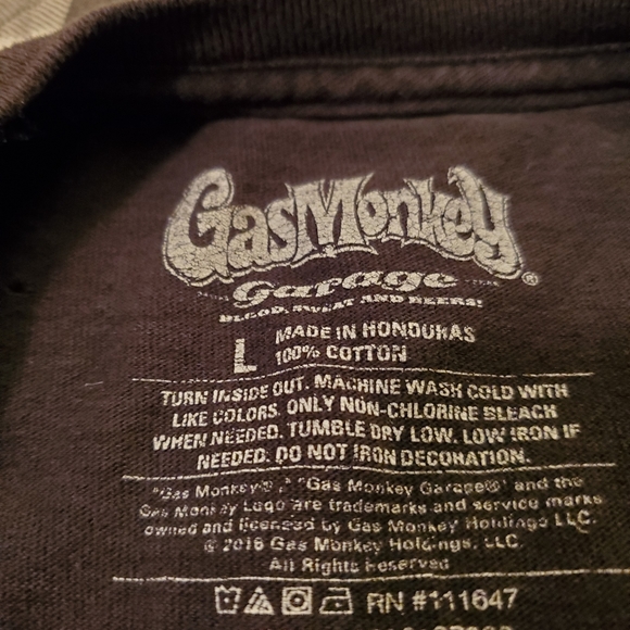 Gasmonkey Large Tee and One Size Trucker Hat - Picture 2 of 6